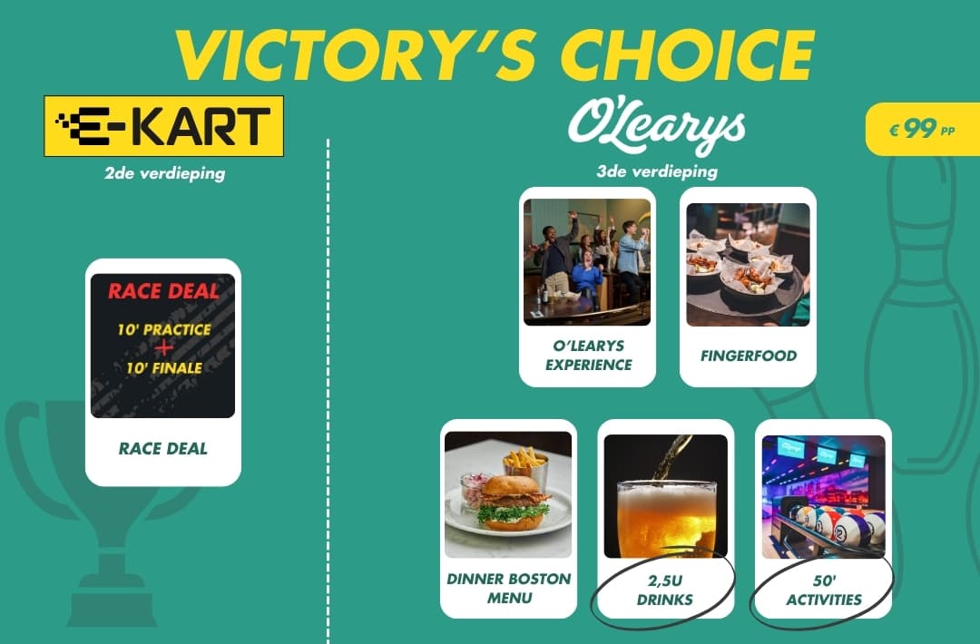Inhoud teambuildingformule: victory's choice